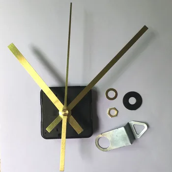 5 комплектов Золотых стрелок Без Звука сканирующий Кварцевый Часовой Механизм для Ремонта Часового механизма DIY аксессуары для часов вал 20 мм JX070 Оптом