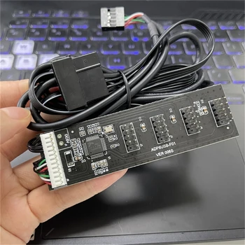 60 см USB 9-контактный разъем для материнской платы, удлинитель, разветвитель от 1 до 4 кабелей