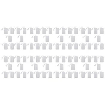 80 Шт. Самоклеящиеся Электродные накладки, 2 мм Гелевый пластырь для иглоукалывания, электротерапии, EMS, Массажер-Стимулятор
