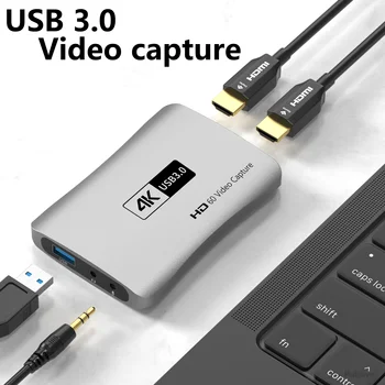 Ruisave MS-2131 USB3.0 Карта видеозахвата 4K30 с Разрешением 1080P 60 кадров в секунду для записи с камеры Xbox Series X Ps 4 5 Placa De Captura