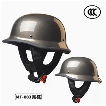 Винтажный шлем, мужской мотоциклетный шлем, Женский шлем Four Seasons, Универсальный солдатский Стальной шлем, шлем для езды на мотоцикле